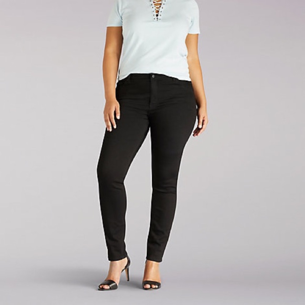 ⬇️ SALE! Lee Black Jeans Mid Rise Skinny 20W/26